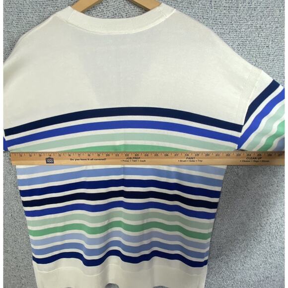 Talbots Plus Cardigan Sweater Women’s 1x Petite Coastal Nautical Old Money - Picture 13 of 13